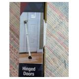 Sabre Security Door Bar: Steel Door Security Guard & Window Security Bar, White, 28" Height, 2.5" Width