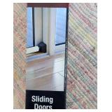 Sabre Security Door Bar: Steel Door Security Guard & Window Security Bar, White, 28" Height, 2.5" Width