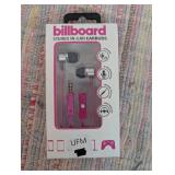 Variety of Micro USB Chargers/Carports, IPhone/IPad USB Charger & Billboard Stereo Earbuds w/ Built in Mic