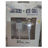 Variety of Micro USB Chargers/Carports, IPhone/IPad USB Charger & Billboard Stereo Earbuds w/ Built in Mic