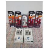 Variety of Micro USB Chargers/Carports, IPhone/IPad USB Charger & Billboard Stereo Earbuds w/ Built in Mic