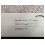 Metal Wall Organizer 4 Hook Solid - Brightroom