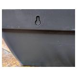 Set of 3 Tiered Window Box Planters in Black