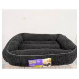 Modern Cuddler Rectangle Dog Bed - M - Boots & Barkley