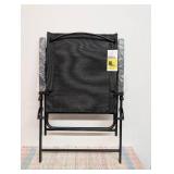 Sling Patio Dining Folding Chair Black - Room Essentials