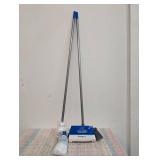 True Living Jumbo Cotton Mop & Double Fiber Magnetic Broom Set
