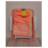 Outdoor Portable Backpack Beach Chair Pink - Sun Squad