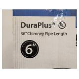 DuraPlus All-Fuel Chimney 6in. X 36in. Diameter Chimney Pipe