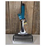 Charbroil Comfort Grip Double Wide Heat-Resistant Grill Spatula Stainless Steel Silver