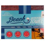 Microfiber Beach Towels- 35 x70 - Compact, Lightweight, Quick Dry, Extra Absorbent