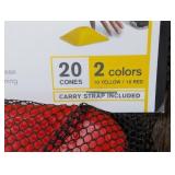 SKLZ Mini Cones - 20 Pack, Red & Yellow
