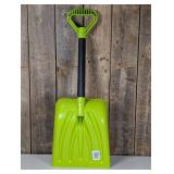 11in Car Shovel, Green, Adjustable Handle For Storage