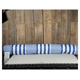 Sun Squad - Pool Noodle, White & Blue Striped