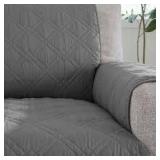 SureFit Gemma Corner Sectional Sofa Cover Furniture Protector, Microfiber Waterproof