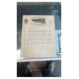 m.w. savage signed letter