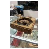 late 1800s early 1900s horse racing toy works great