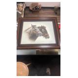 horse racing painting