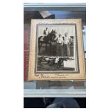 1947 leaflag horse racing photograph