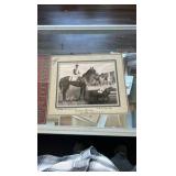 1949 Lea flag horse racing photograph
