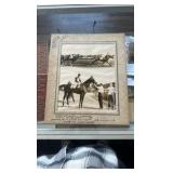 1949 Lea flag horse racing photograph