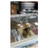 1912 silver plated horse themed display