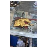 brass greyhound belt buckle 1991