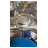 1972 silver plated hawthorn race course Midwest handicap 1st place trophy won by moon splash