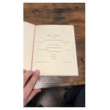 1929 55th Kentucky derby menu from brown hotel Louisville key