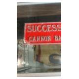 success leaf 2:06 2/5 cannon ball - miss clara metal sign