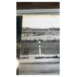 large 1950s horse racing photograph