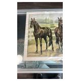 the fastest stallions in the world m.w. savage lithograph