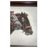 horse racing painting