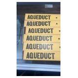 aqueduct race track track conditions signage