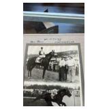 1947 horse racing photograph