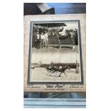1945 hel-pin horse racing photograph