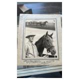 1949 miss cranberry horse racing photograph