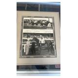 1947 night tour horse racing photograph