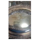 1972 silver plated hawthorn race course Midwest handicap 1st place trophy won by moon splash