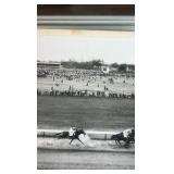 large 1950s horse racing photograph