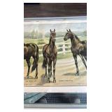 the fastest stallions in the world m.w. savage lithograph