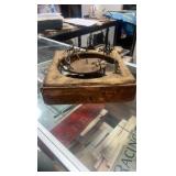 late 1800s early 1900s horse racing toy works great