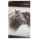 horse racing painting