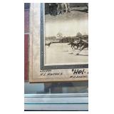 1945 hel-pin horse racing photograph
