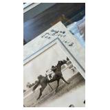 1949 miss cranberry horse racing photograph