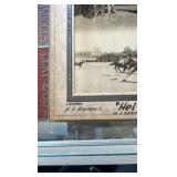 1945 hel-plin horse racing photograph