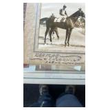 1949 Lea flag horse racing photograph