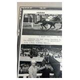 1947 night tour horse racing photograph