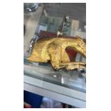 brass greyhound belt buckle 1991