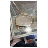 1969 the garden state silver plated souvenir tray