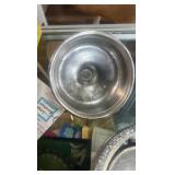 antique silver plated serving dish